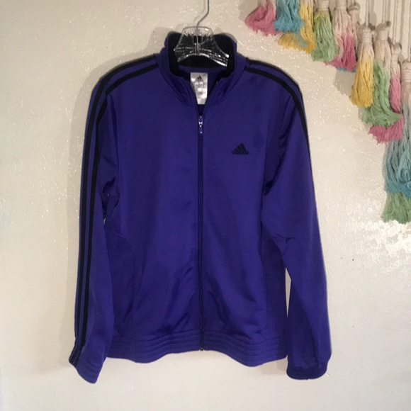 adidas Jackets & Blazers - ☂️ADIDAS purple zip up jacket